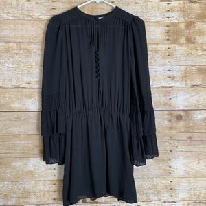 Parker Bell Sleeve Silk Blouse Tunic